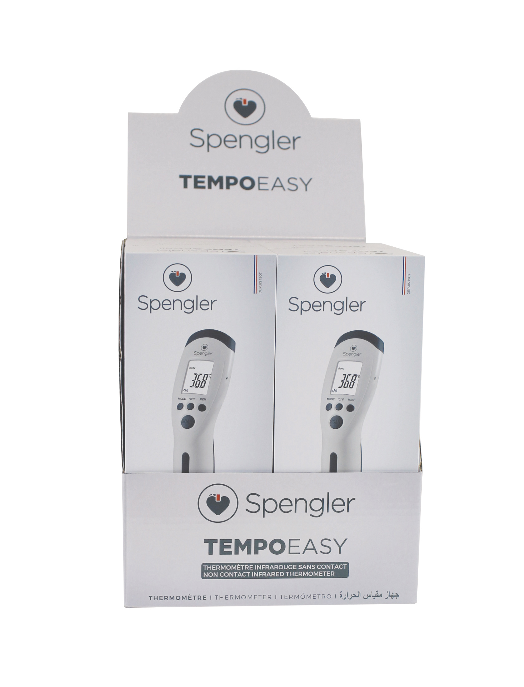 Thermomètre sans contact Tempo Easy Spengler